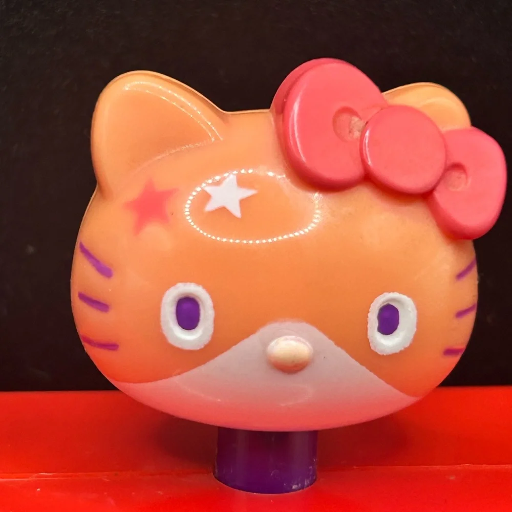 2008 Sanrio Hello Kitty & Hero Hello Kitty Perpetual Calendar Clock, Y2K Kawaii